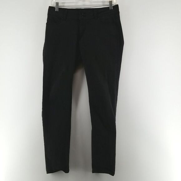 Denver Hayes Womens Jeans Size 6 Black Denim Chloe Curvy Fit Skinny Zip Closure - Picture 1 of 10